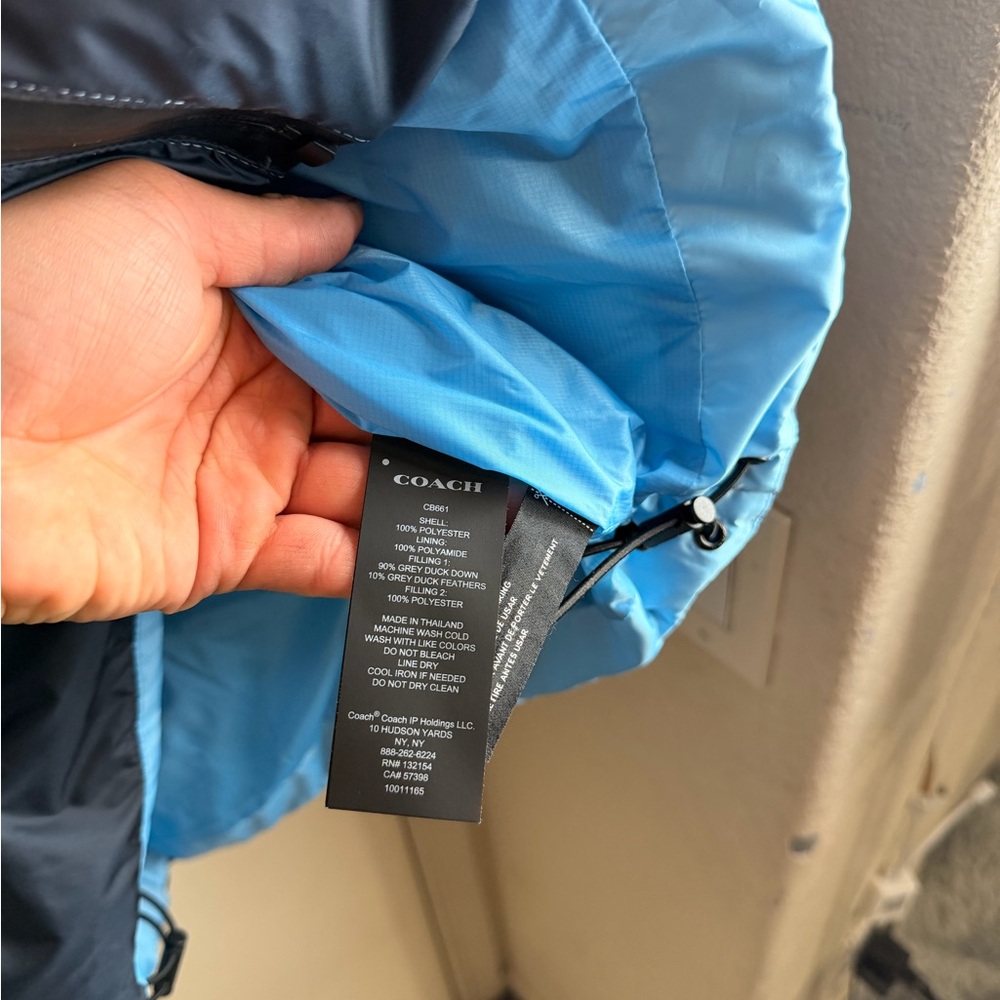 Coach Two-Tone Puffer Jacket - Picture 4 of 5